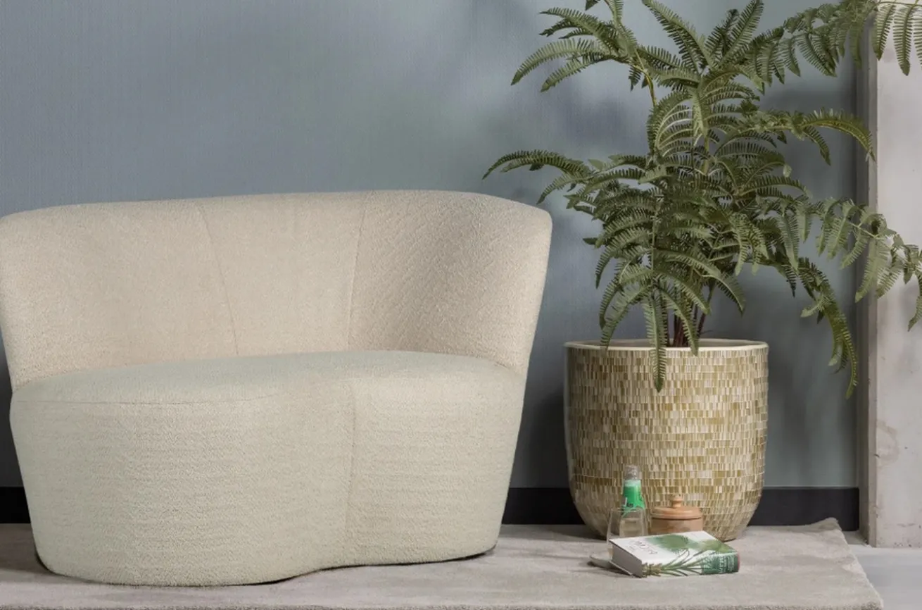 Sofa Sunny Samt beige