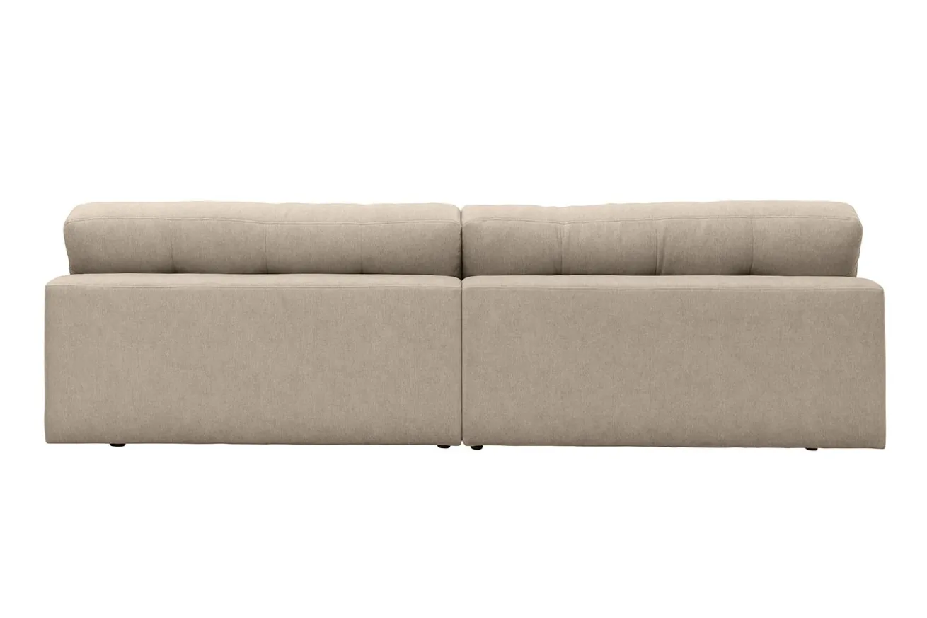 Sofa Tizio 3-Sitzer Stoff champagner
