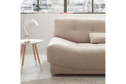 Sofa Tizio 3-Sitzer Stoff champagner