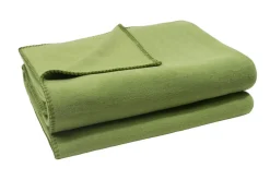 Soft-Fleece Decke 110 x 150 cm grün