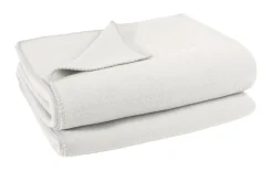 Soft-Fleece Decke 110 x 150 cm offwhite
