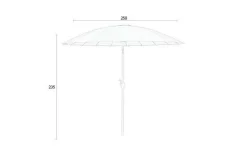 Sonnenschirm Sunbrella 250x250 rot