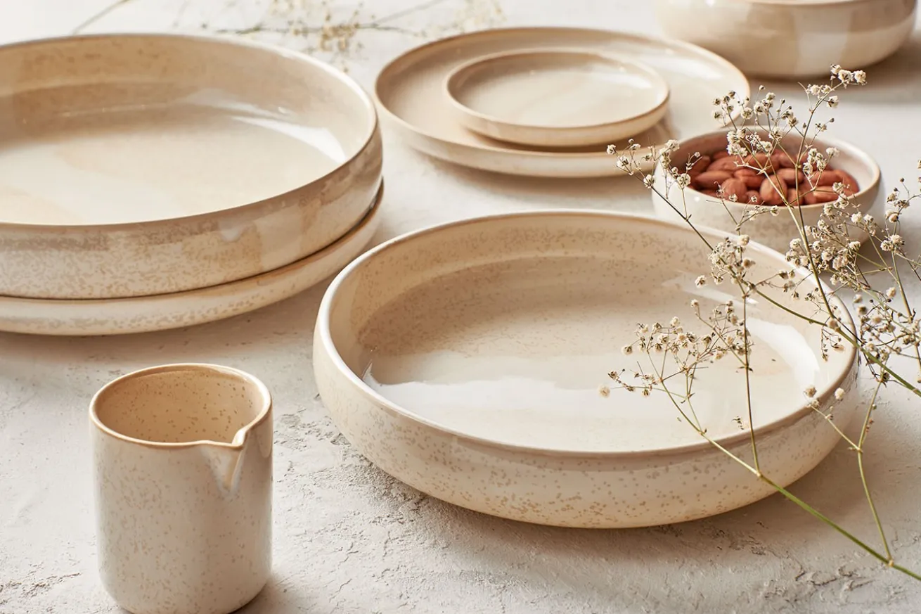 Speiseteller Nougat beige D 21,6 cm