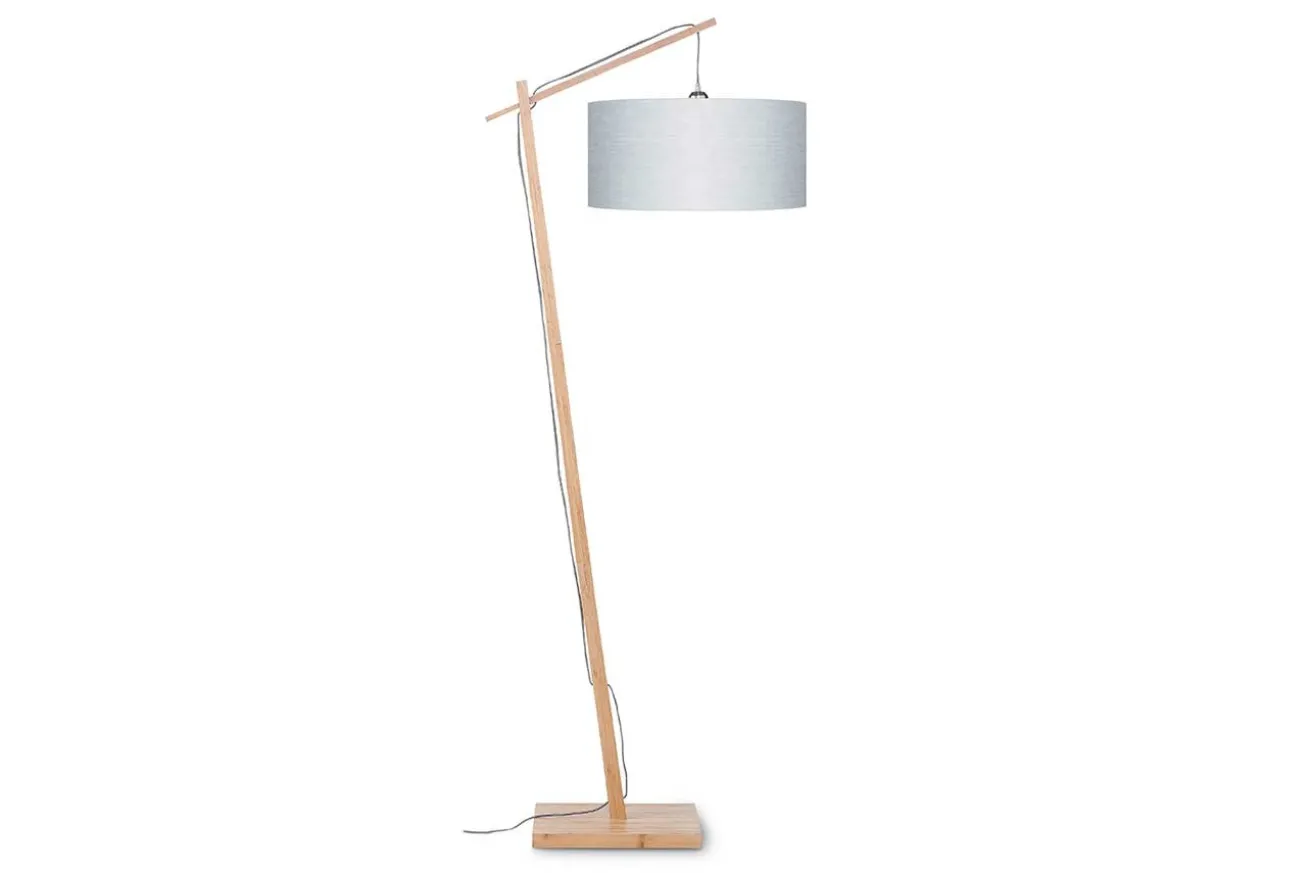 Stehlampe Andes Bambus hellgrau H 176