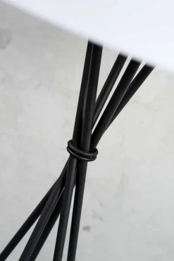 Stehlampe Lima schwarz natur H 170