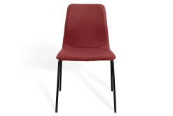 Stuhl Maverick Leder stapelbar rot