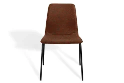 Stuhl Maverick Stoff stapelbar braun
