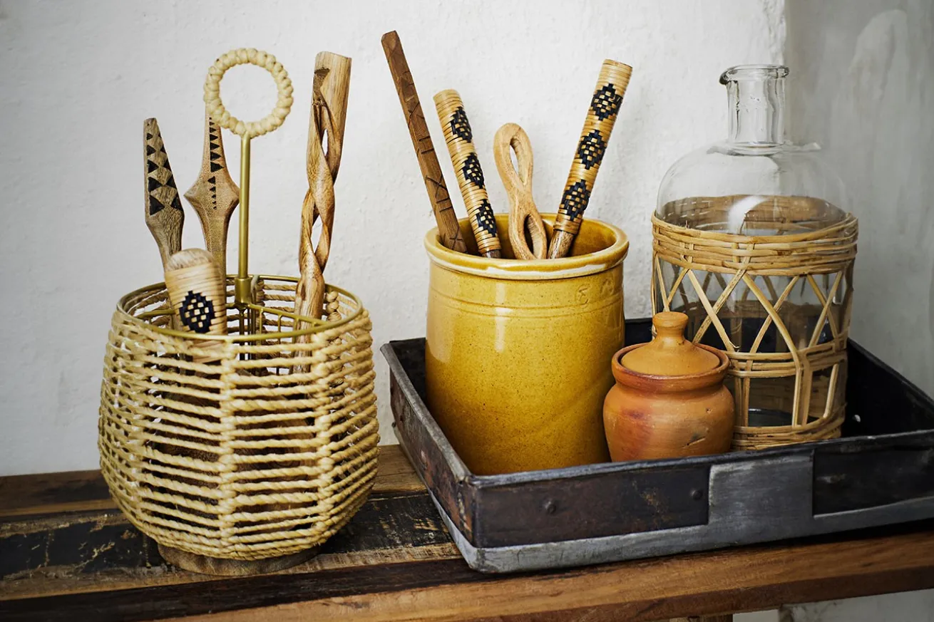 Suppenkelle Hand Craved Mangoholz natur
