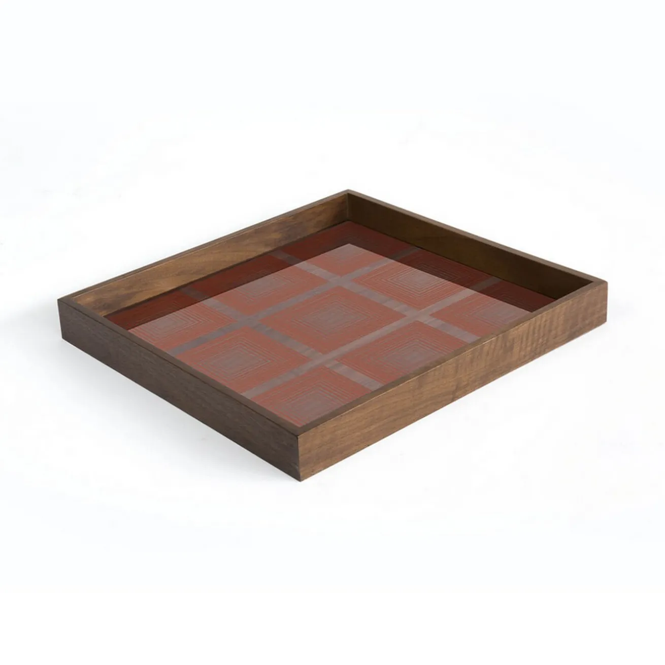 Tablett Notre Monde Squares Quadrat S