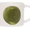 Tasse Tazza weiß-grün D 10,5 cm