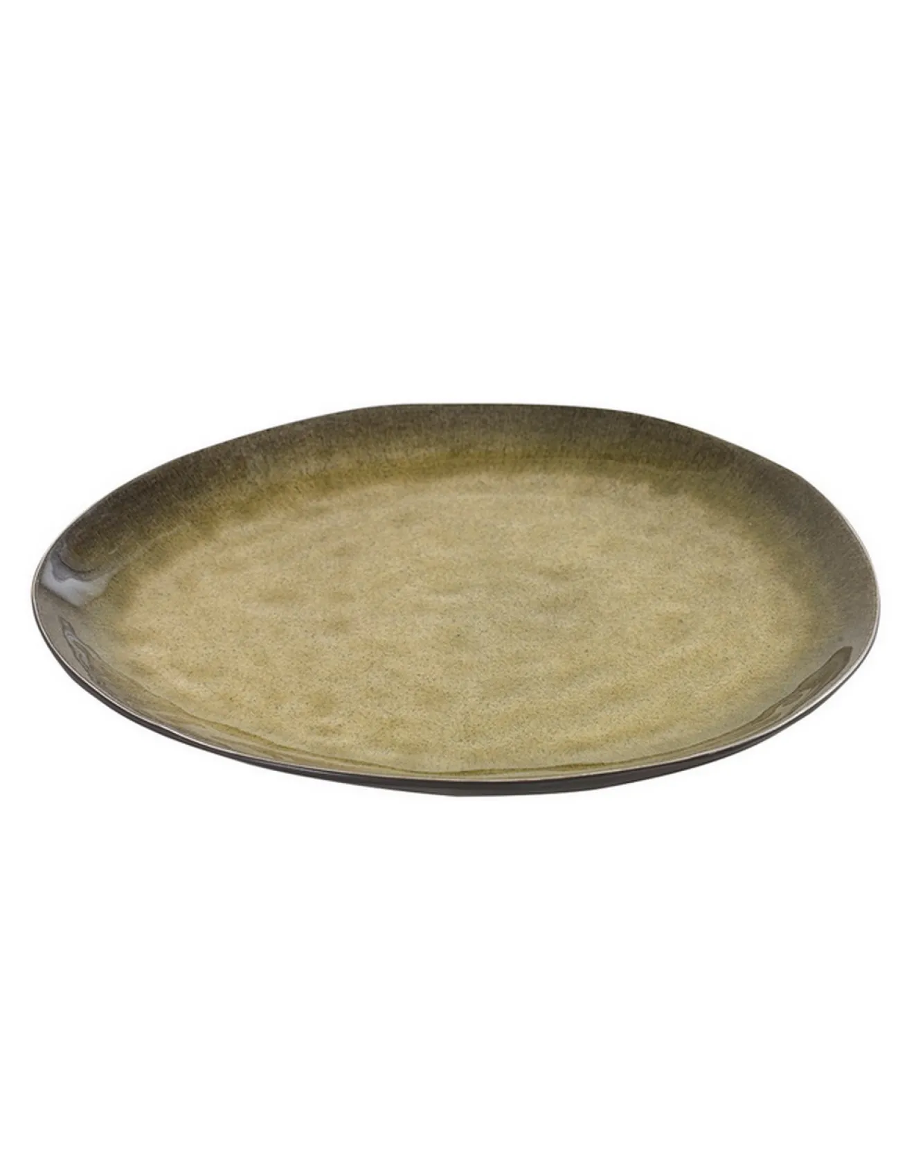 Teller Pure by Pascale Naessens oval gross grün