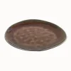 Teller Pure by Pascale Naessens oval medium braun