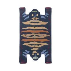 Teppich Soulmate Tiger Design blau medium