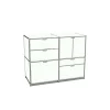 Thekenschrank weiß H 115 cm