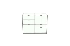 Thekenschrank weiß H 115 cm