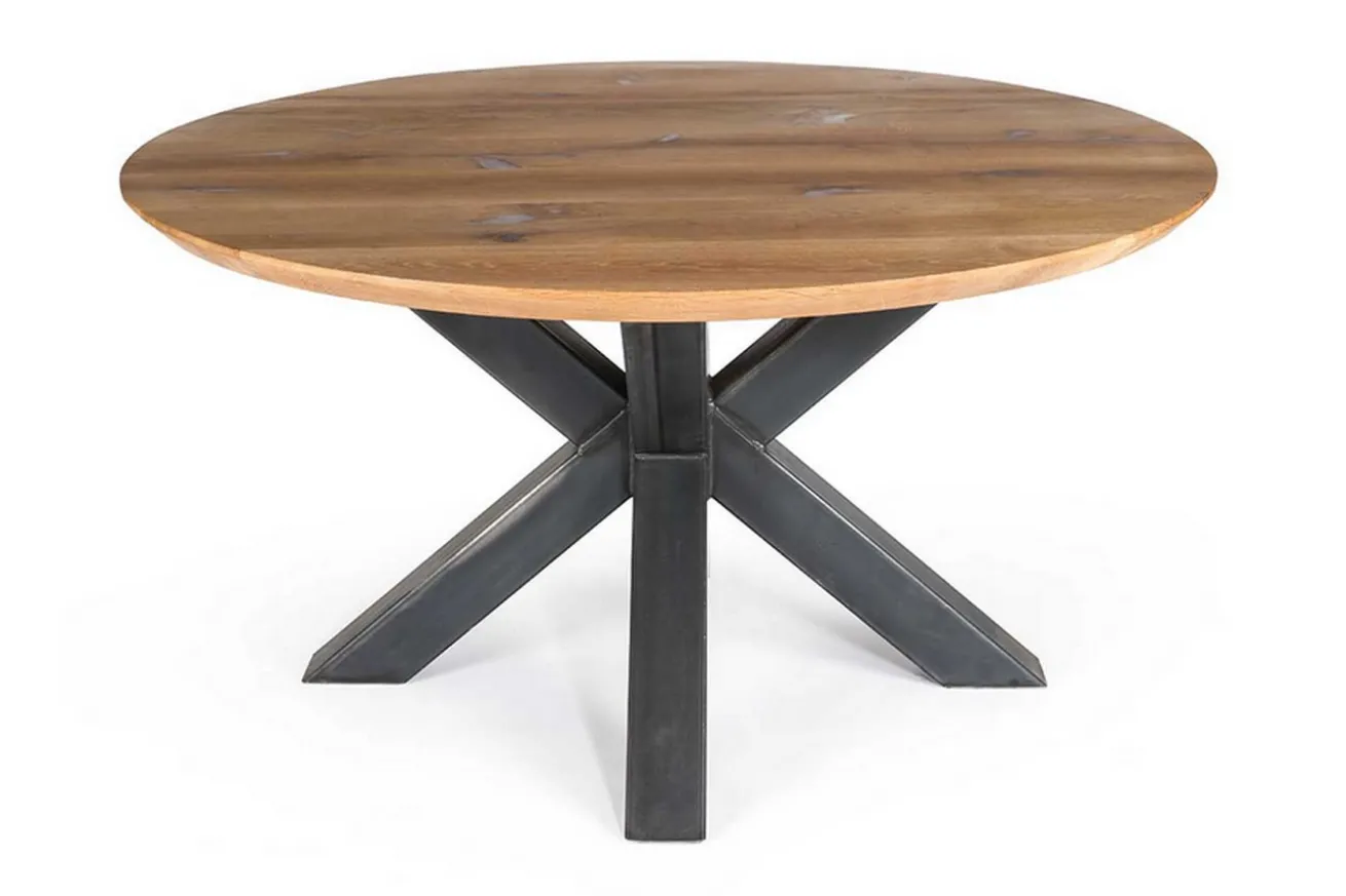 Tisch Ben schweizer Kante D 140 cm
