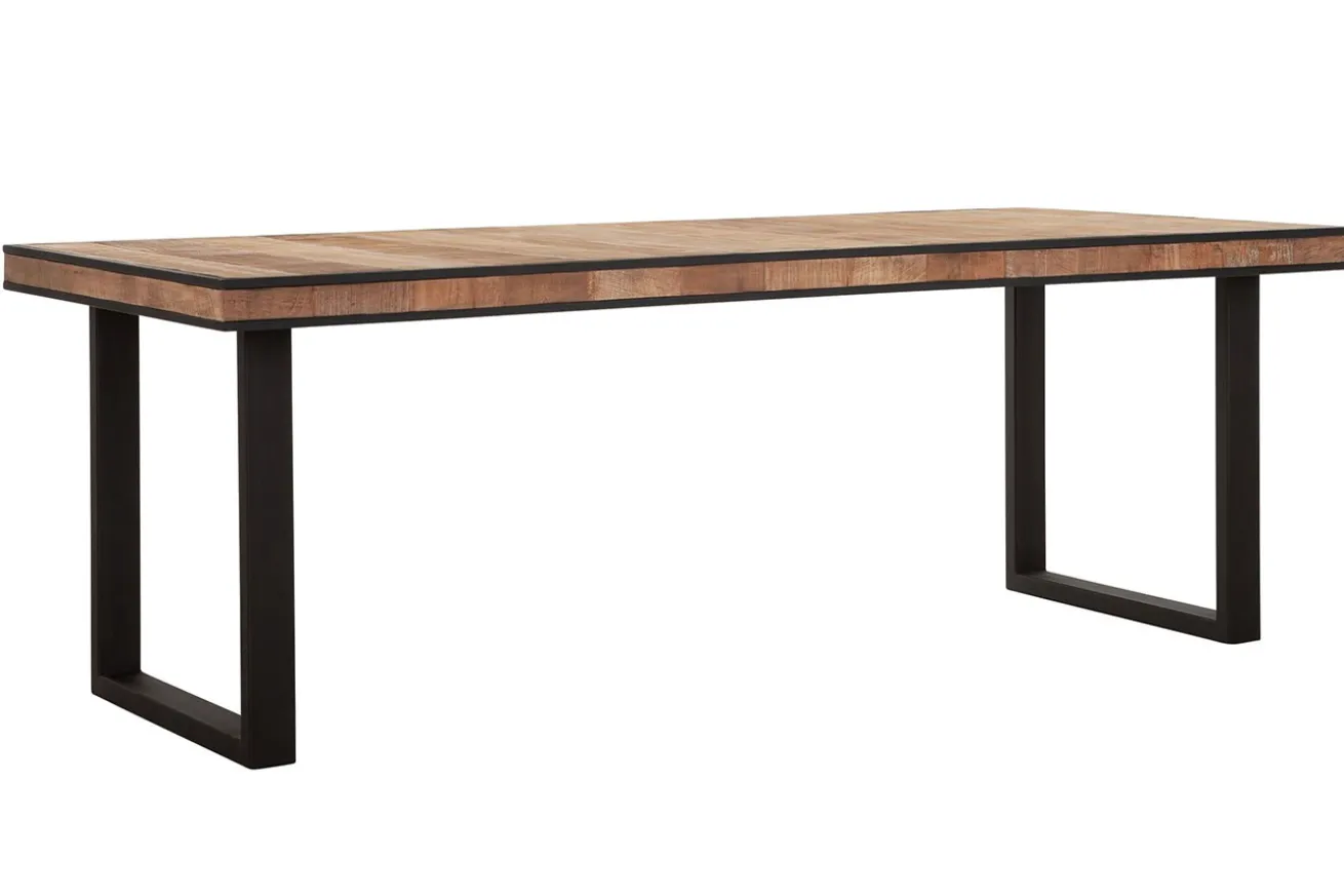 Tisch Cosmo Teak Metall 225 x 100 cm