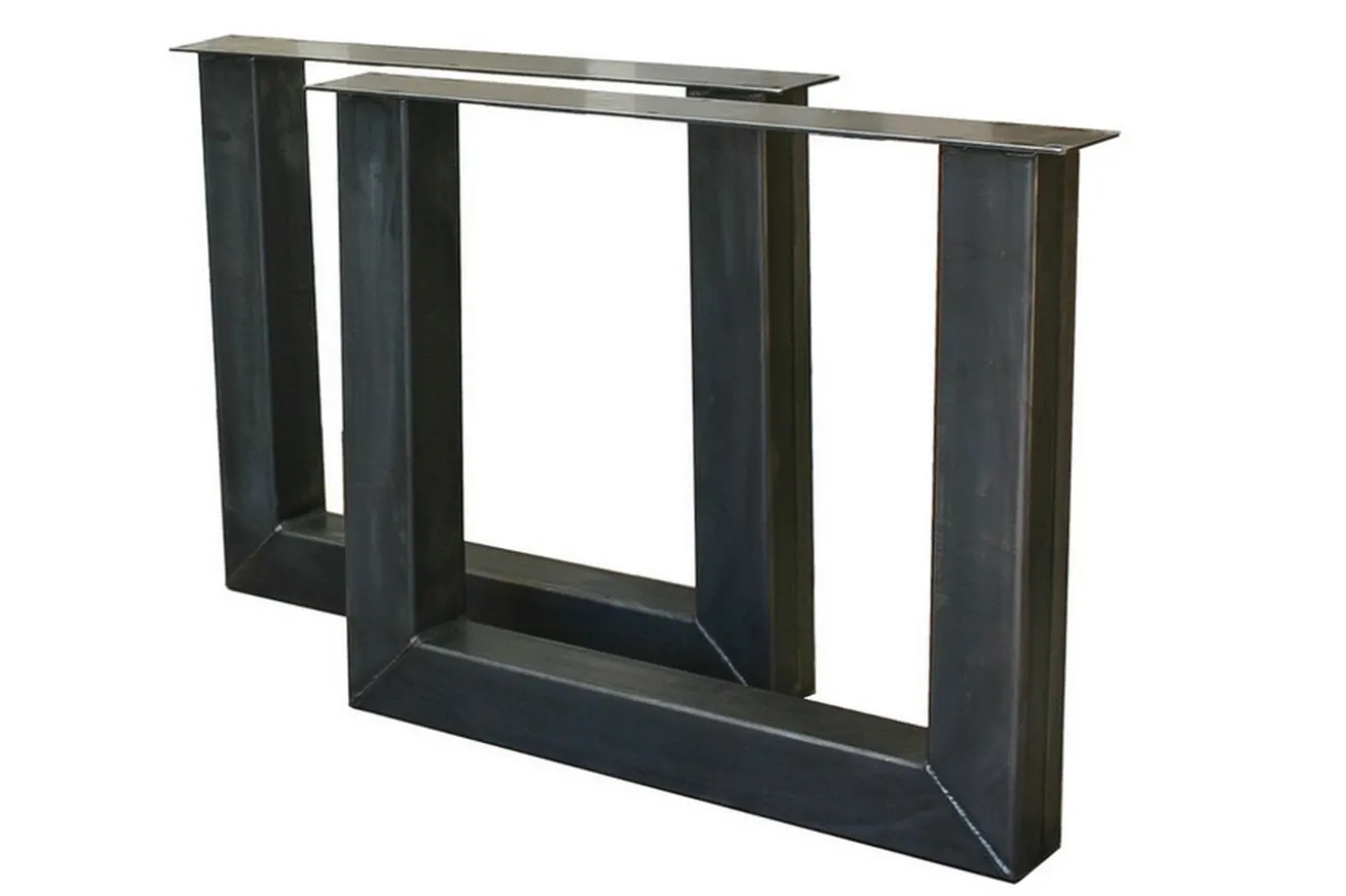 Tischgestell 2er Set Eisen schwarz