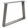 Tischgestell Trapez Edelstahl 2er Set
