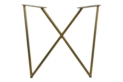 Tischgestell Tris Set messing