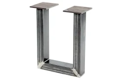 Tischgestell U-Form Roheisen 2er Set