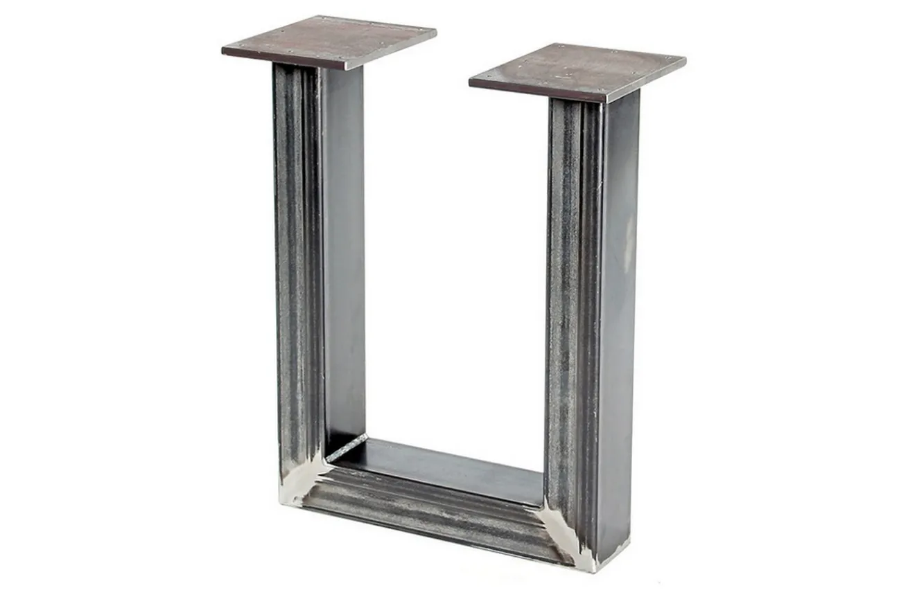 Tischgestell U-Form Roheisen 2er Set