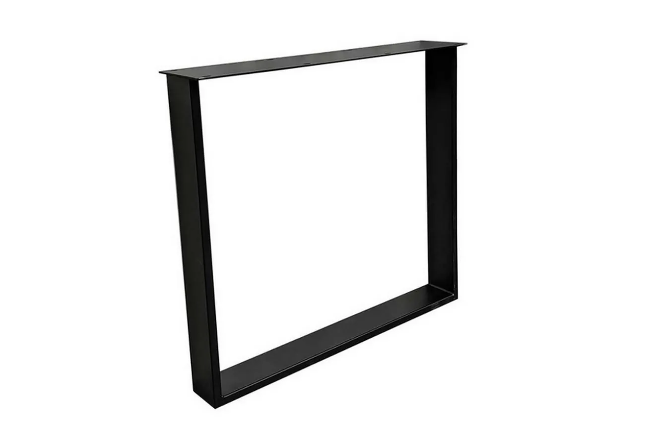 Tischgestell U Metall schwarz 2er Set