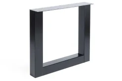 Tischgestell U Metall schwarz 2er Set