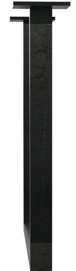 Tischgestell U-Profil fein schwarz
