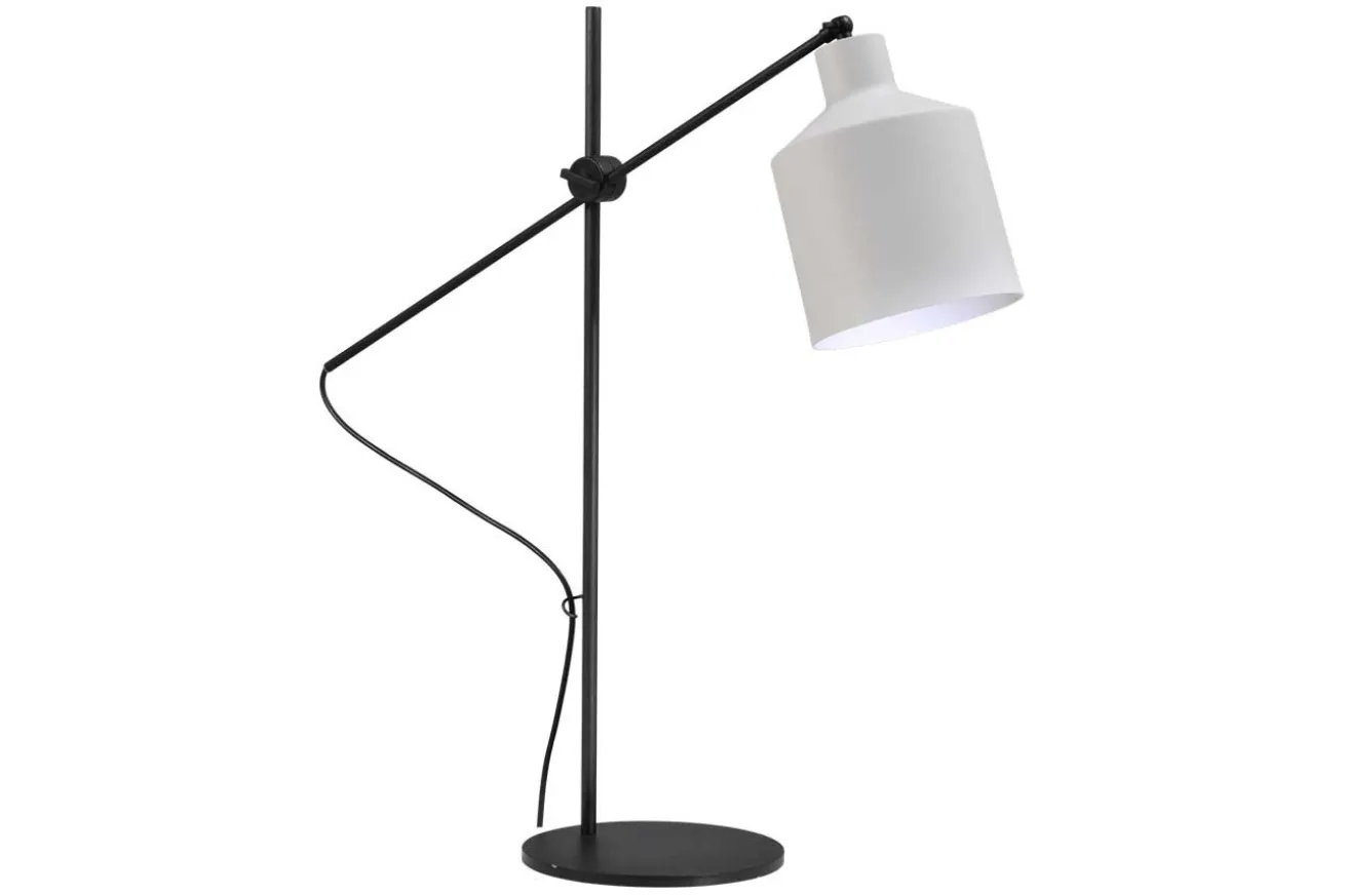 Tischlampe Boo matt schwarz weiß