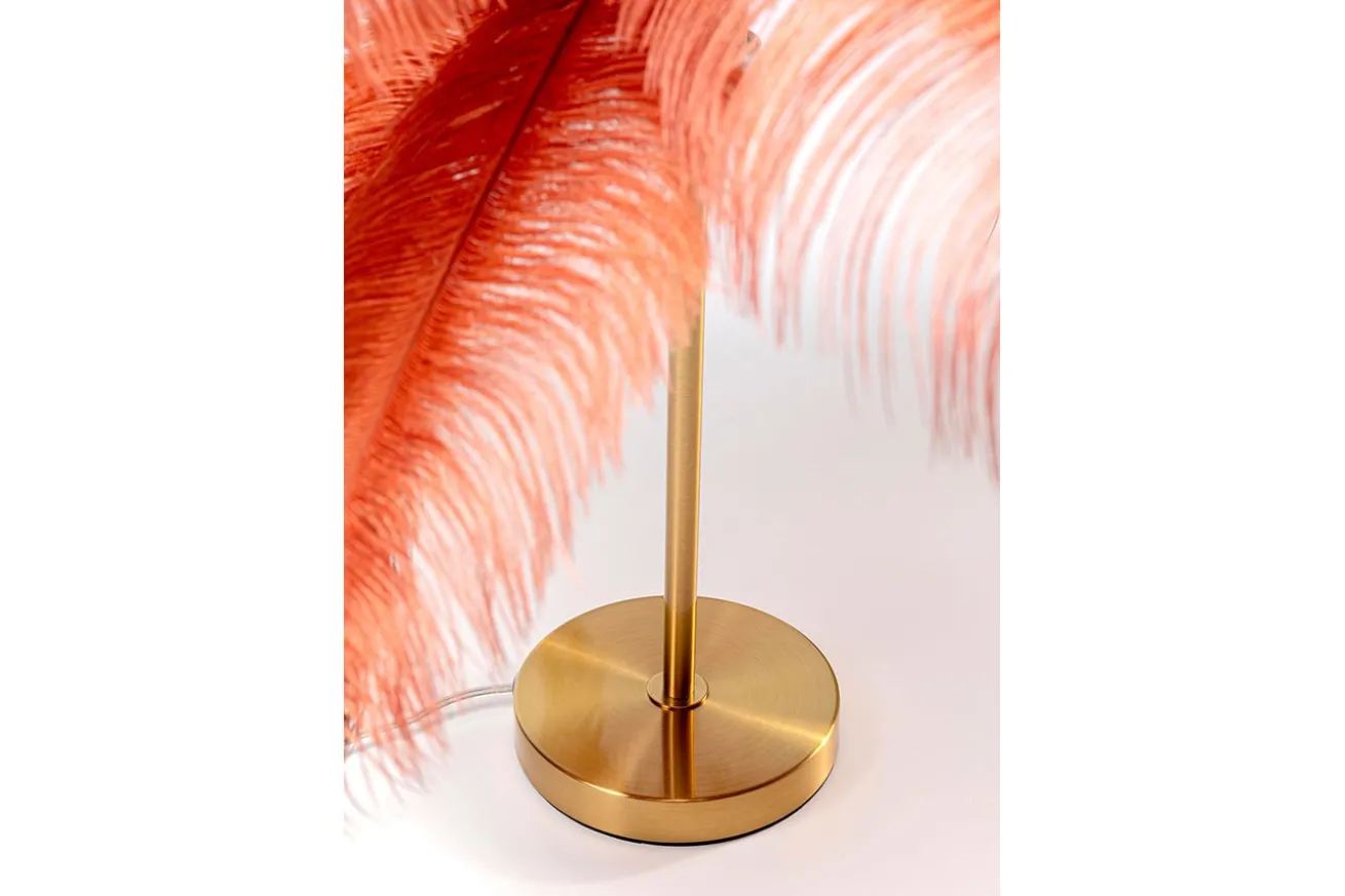 Tischlampe Feather Palm Rot
