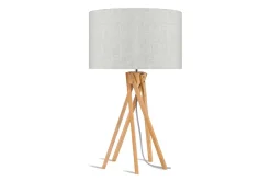 Tischlampe Kilimanjaro Bambus Textil natur