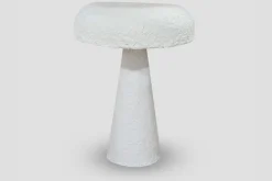Tischlampe Luna Pappmaché weiss