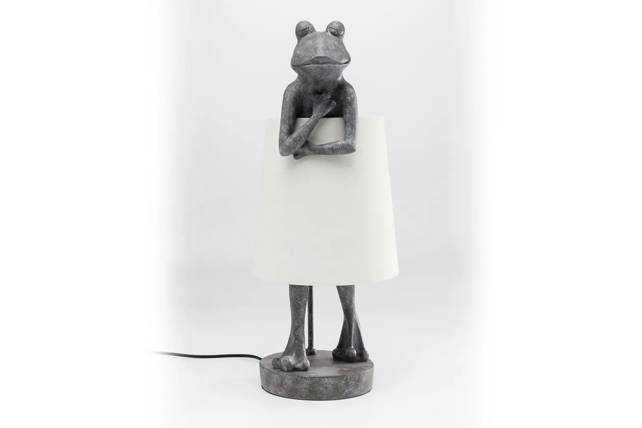 Tischleuchte Animal Frog grau h 58 cm