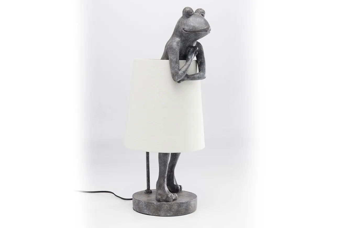 Tischleuchte Animal Frog grau h 58 cm