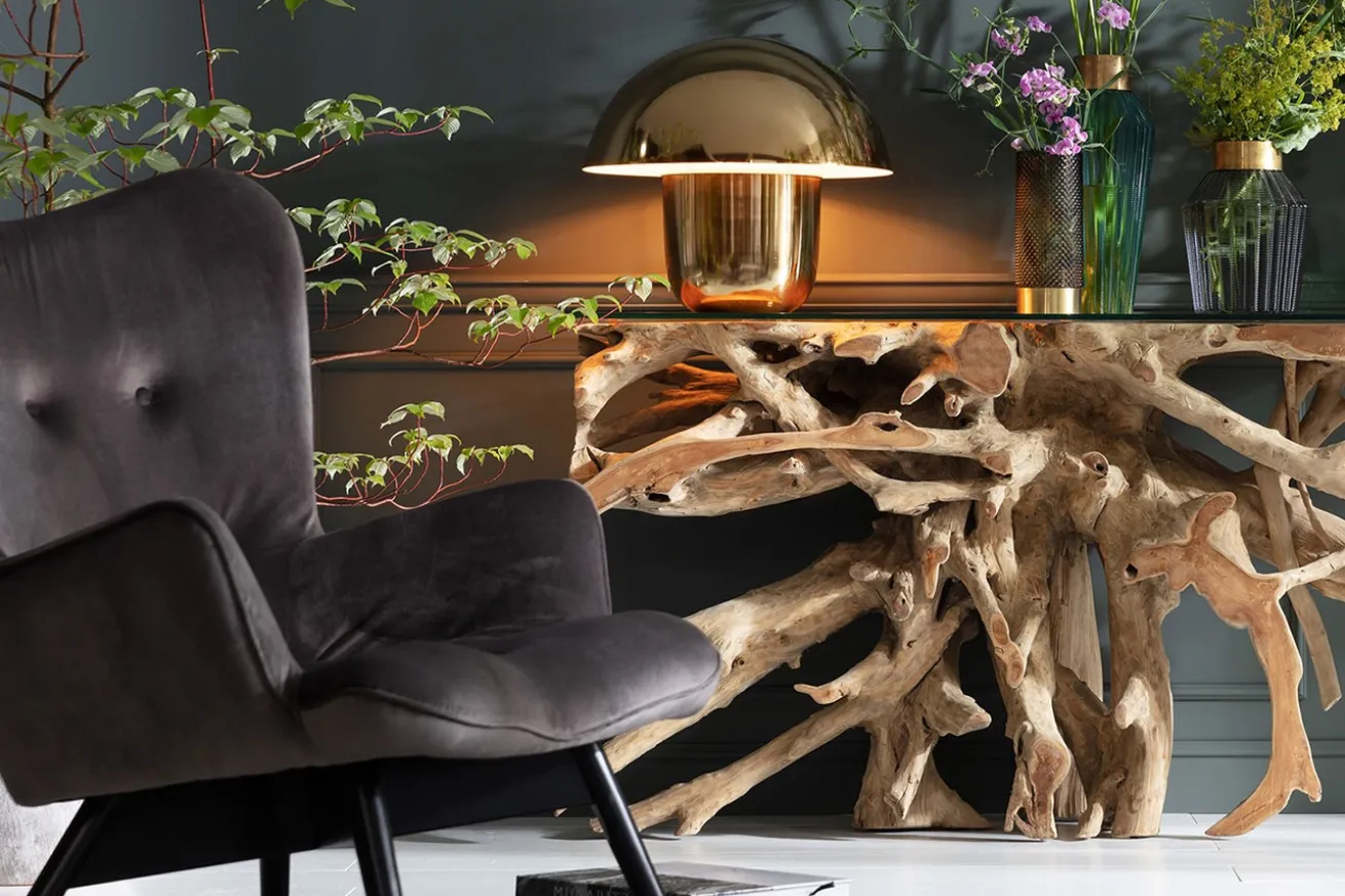 Tischleuchte Mushroom bronze