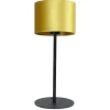 Tischleuchte Vera Samt gold H 55 cm