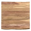 Tischplatte Akazie massiv B 80 cm