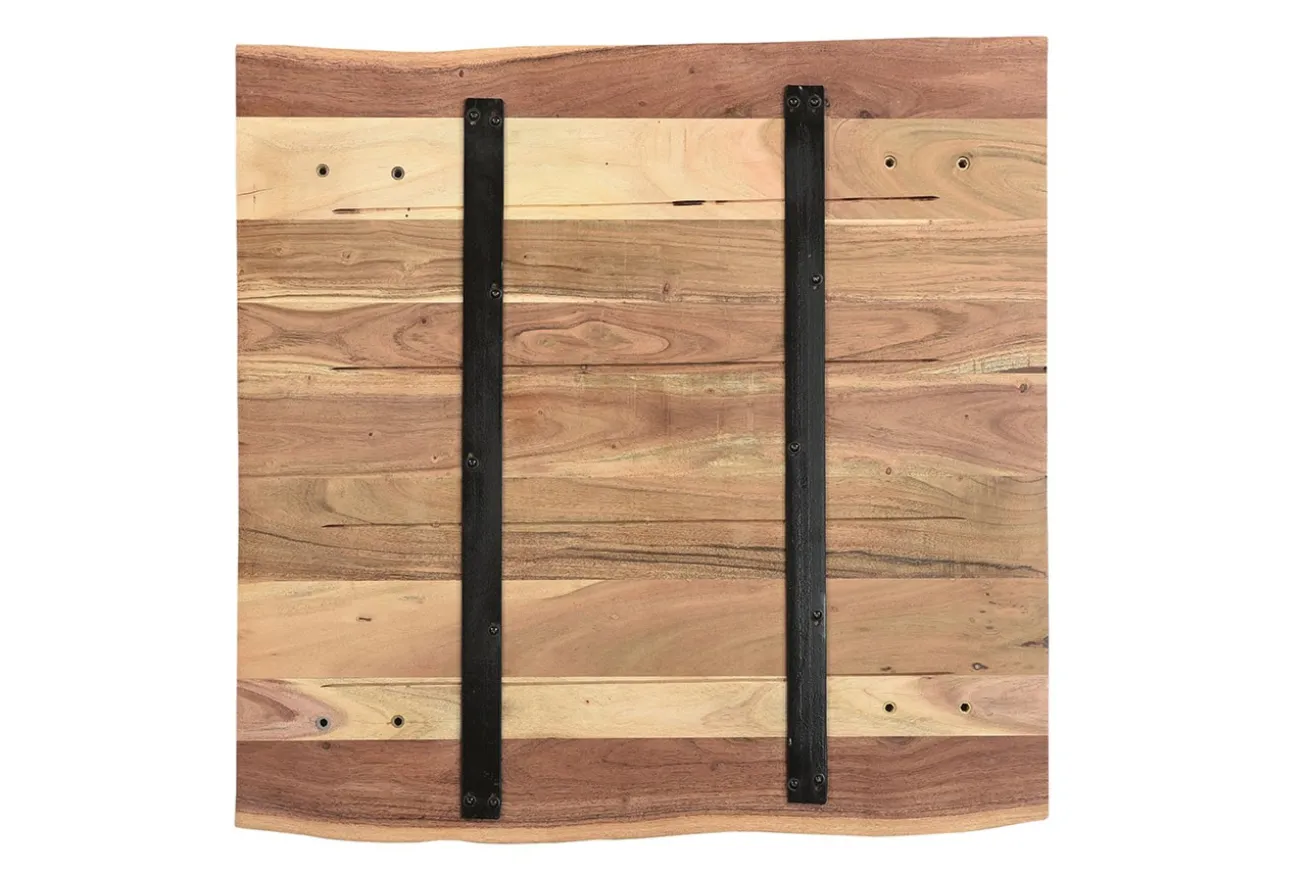 Tischplatte Akazie massiv B 80 cm