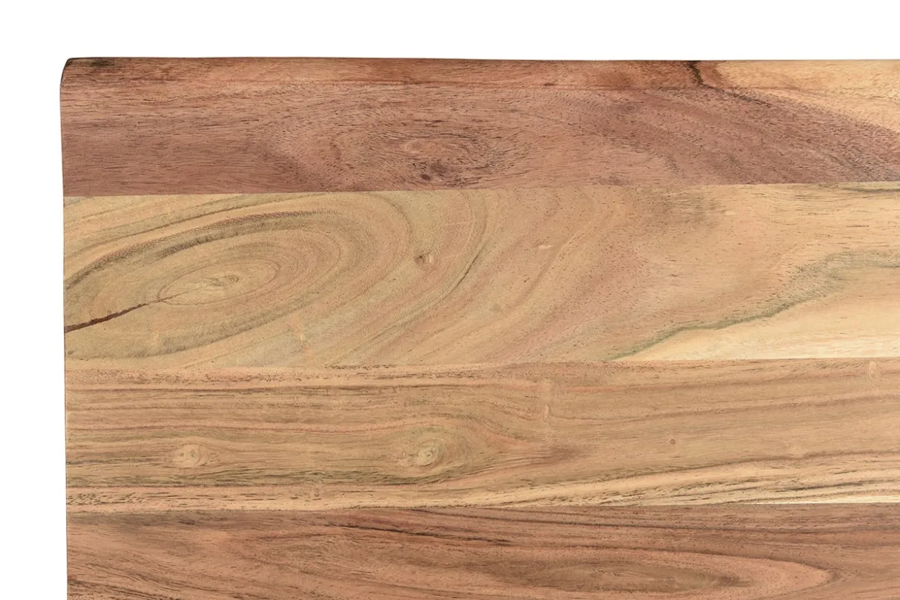 Tischplatte Akazie massiv B 80 cm