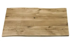 Tischplatte 4 cm Asteiche massiv organische Kante ab 60 cm konfigurierbar