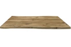 Tischplatte 8 cm Asteiche massiv organische Kante ab 60 cm konfigurierbar