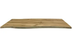 Tischplatte 4 cm Asteiche massiv organische Kante extrem ab 60 cm konfigurierbar