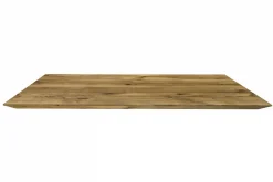 Tischplatte 6,5 cm astige Eiche massiv schweizer Kante ab 60 cmkonfigurierbar