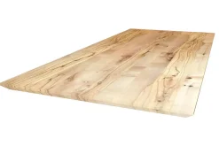 Tischplatte 4 cm astige Wildbuche massiv schweizer Kante ab 60 cm konfigurierbar