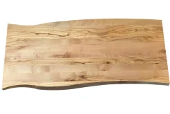 Tischplatte 4 cm astige Wildbuche massiv organische Kante extrem ab 60 cm konfigurierbar