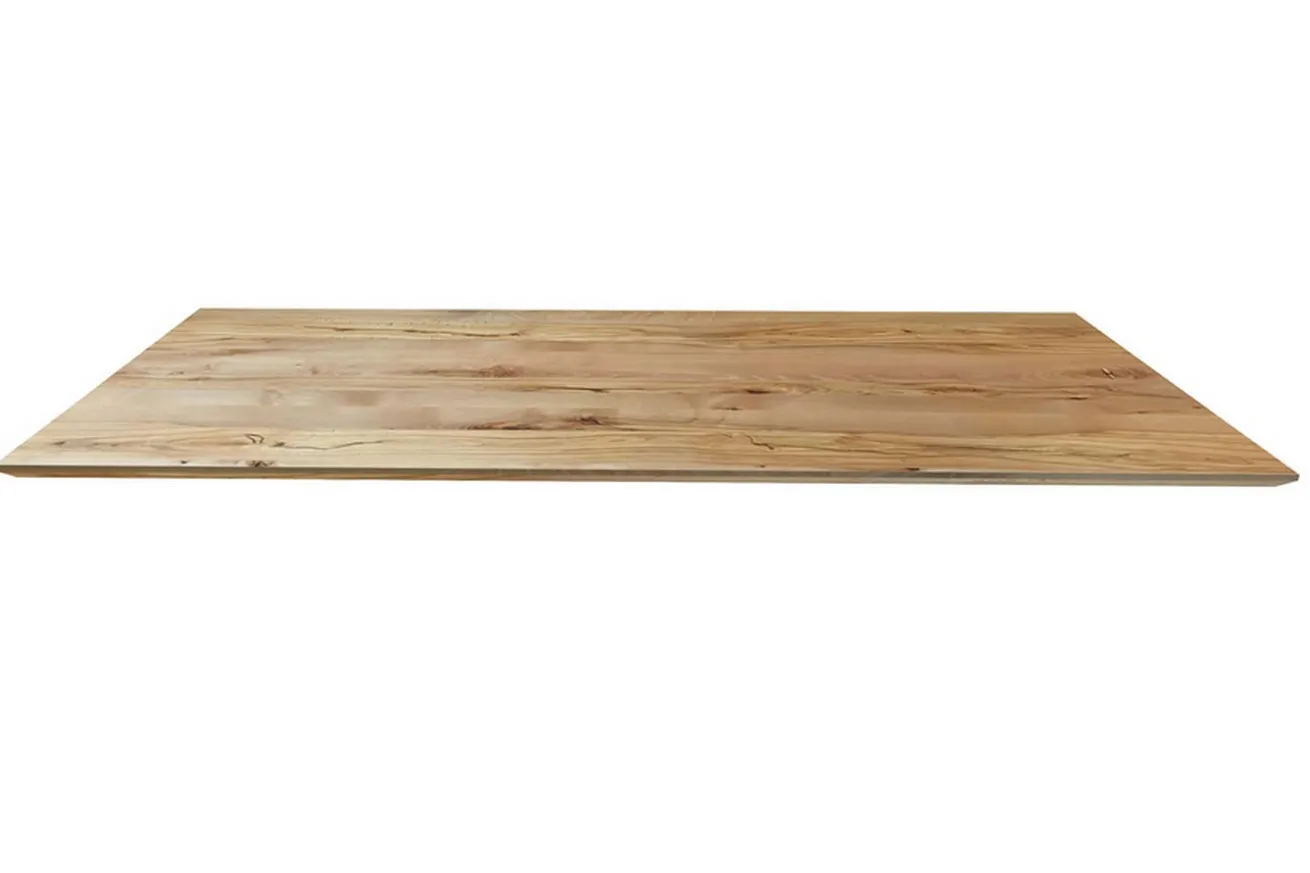 Tischplatte 3 cm Wildbuche massiv schweizer Kante ab 60 cm konfigurierbar