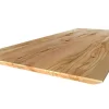 Tischplatte 6,5 cm Wildbuche massiv schweizer Kante ab 60 cmkonfigurierbar