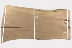 Tischplatte Mangoholz Monolith 268x135 cm