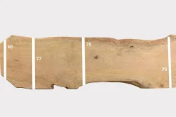 Tischplatte Mangoholz Monolith 270x75 cm